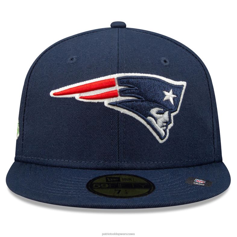 Patriots Jersey mężczyźni nowa era granatowy super bowl xxxvi cytrusowy pop 59fifty dopasowana czapka Akcesoria 6RBB445