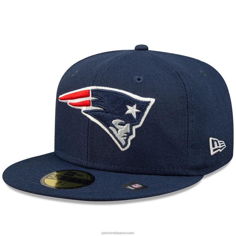 Patriots Jersey mężczyźni nowa era granatowy super bowl xxxvi cytrusowy pop 59fifty dopasowana czapka Akcesoria 6RBB445
