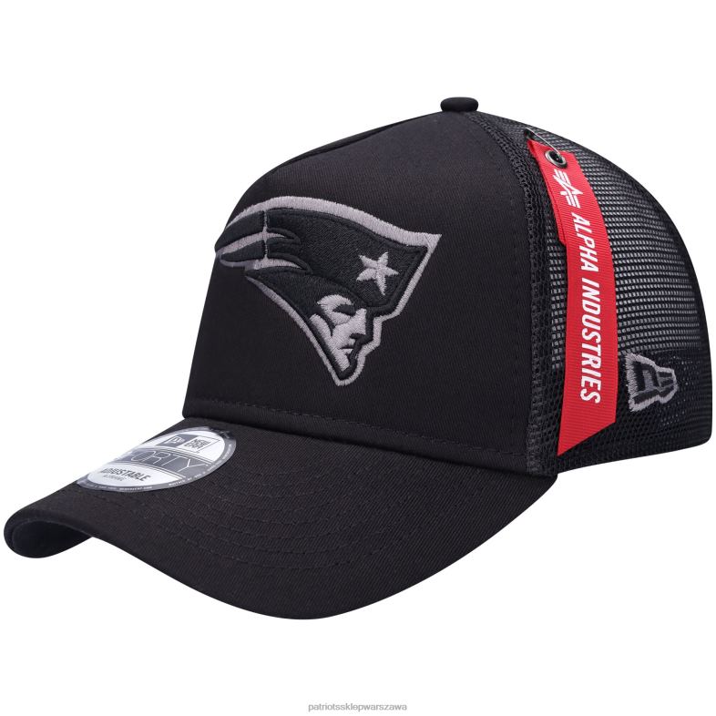 Patriots Jersey mężczyźni nowa era x alfa branże czarna czapka z daszkiem 9forty trucker snapback Akcesoria 6RBB157