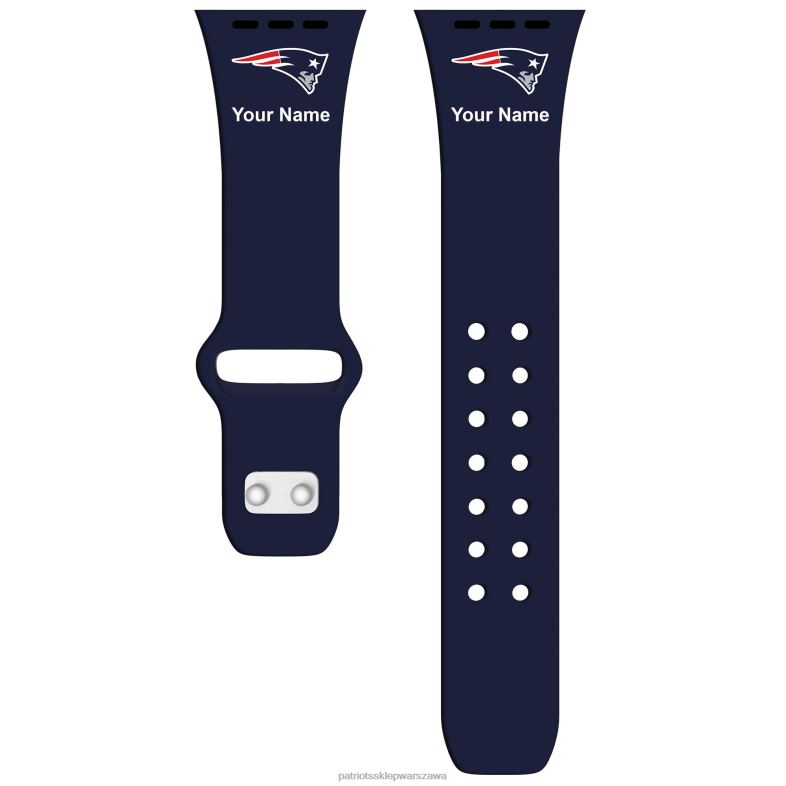 Patriots Jersey mężczyźni 42/44/45mm spersonalizowany silikonowy pasek do zegarka Apple Akcesoria 6RBB80