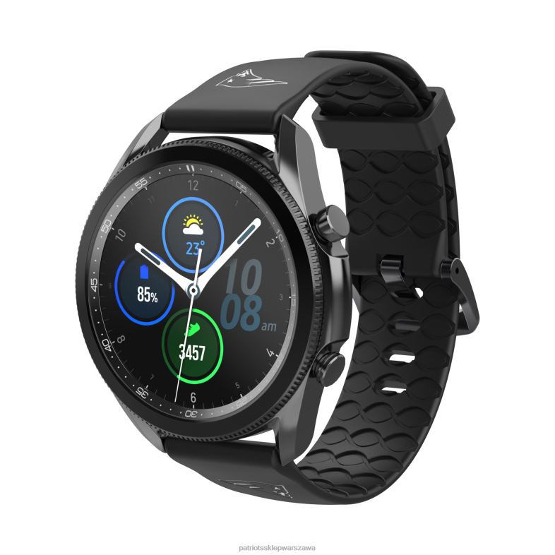 Patriots Jersey mężczyźni Groove life, czarny, krótki pasek do zegarka Samsung 22 mm Akcesoria 6RBB83
