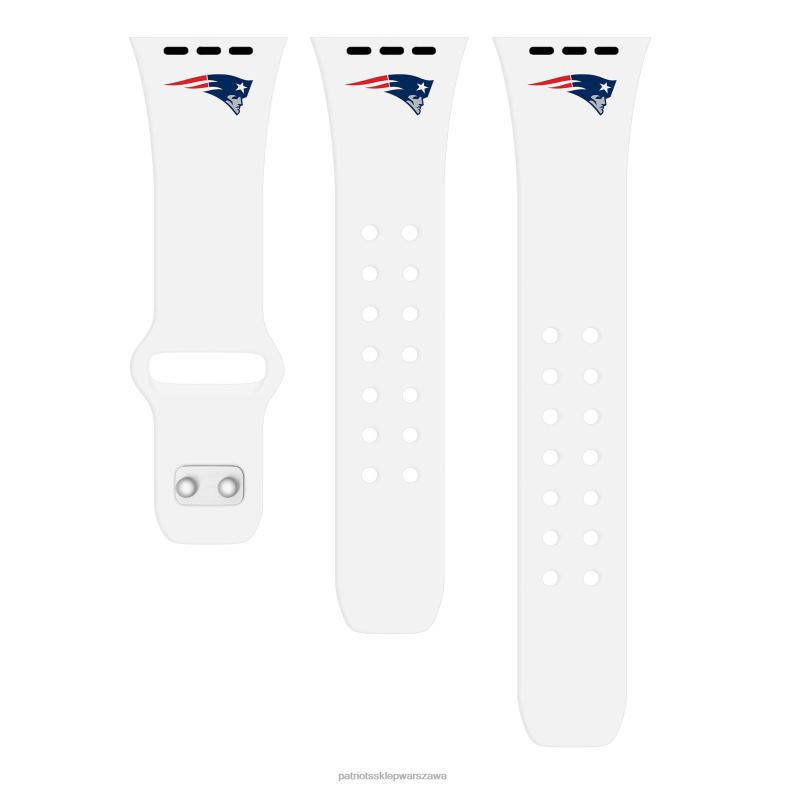 Patriots Jersey mężczyźni biały silikonowy pasek do zegarka Apple Akcesoria 6RBB27