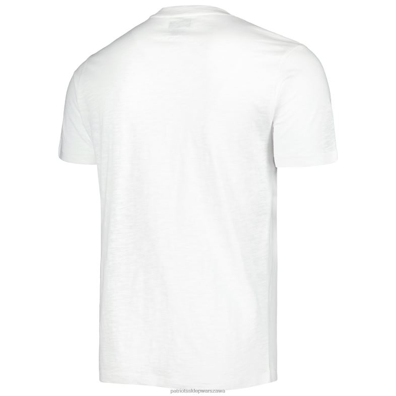 Patriots Jersey mężczyźni Concepts sport granatowo-biały t-shirt downfield i szorty zestaw do spania odzież 6RBB1748