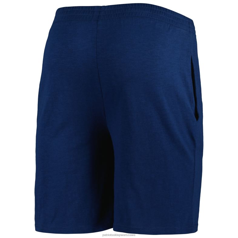 Patriots Jersey mężczyźni Concepts sport granatowo-biały t-shirt downfield i szorty zestaw do spania odzież 6RBB1748