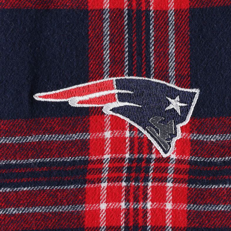 Patriots Jersey mężczyźni Concepts sport granatowo-czerwony zestaw top i spodnie do spania odzież 6RBB1747