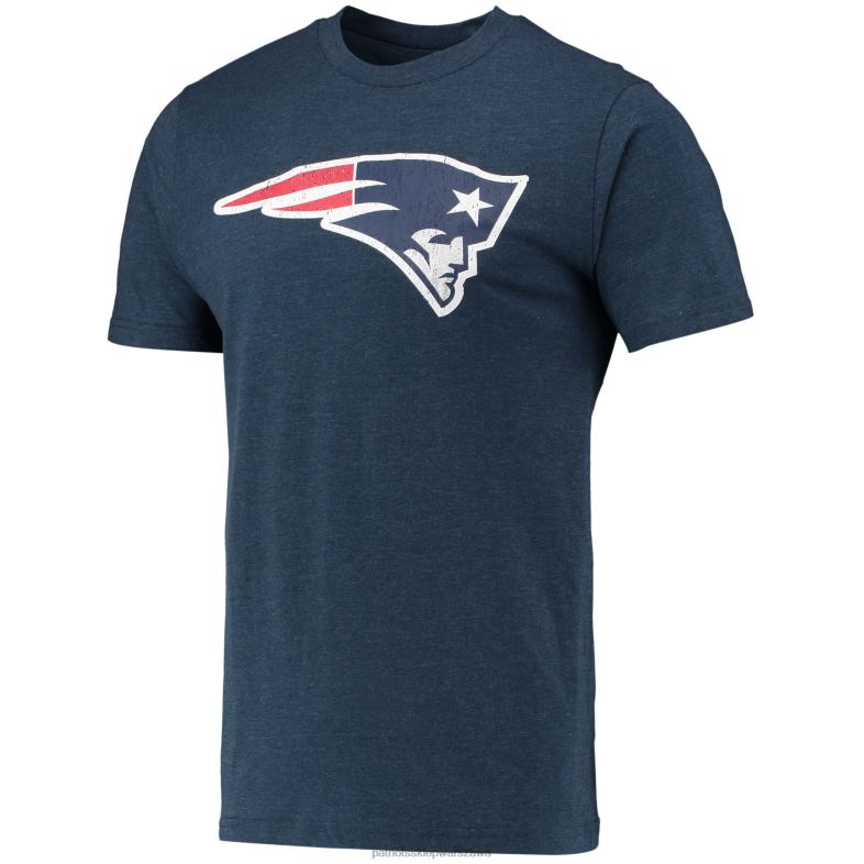 Patriots Jersey mężczyźni Concepts sport granatowy/charcoal metr komplet t-shirt i szorty odzież 6RBB1744