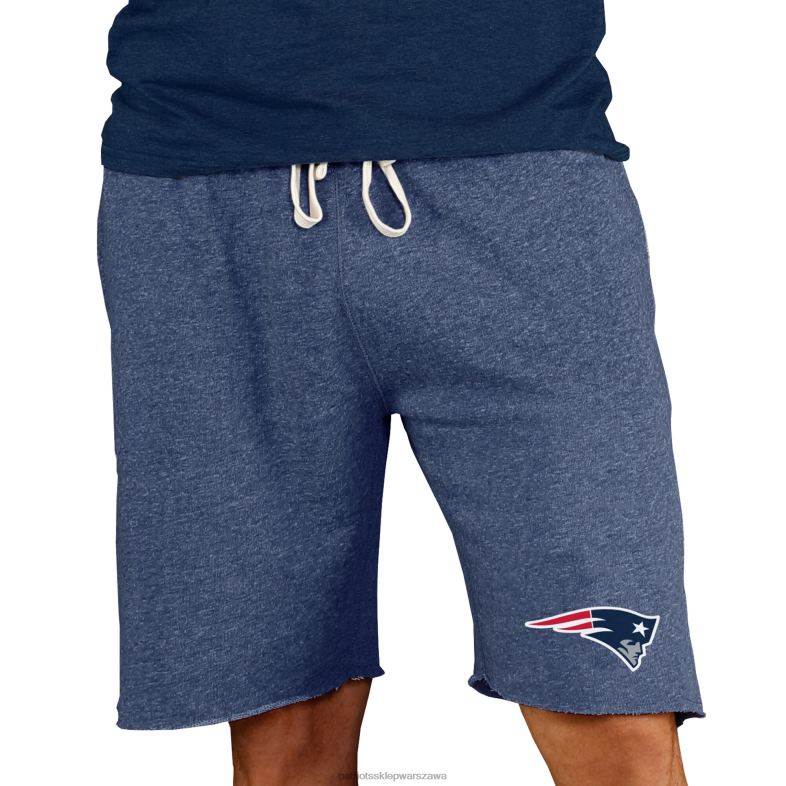 Patriots Jersey mężczyźni Concepts sportowe szorty frotte w kolorze granatowym odzież 6RBB1756