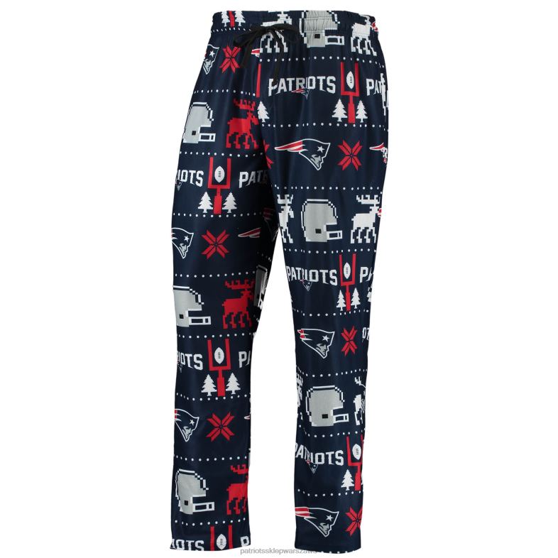 Patriots Jersey mężczyźni brzydka piżama foco w kolorze granatowym odzież 6RBB1763