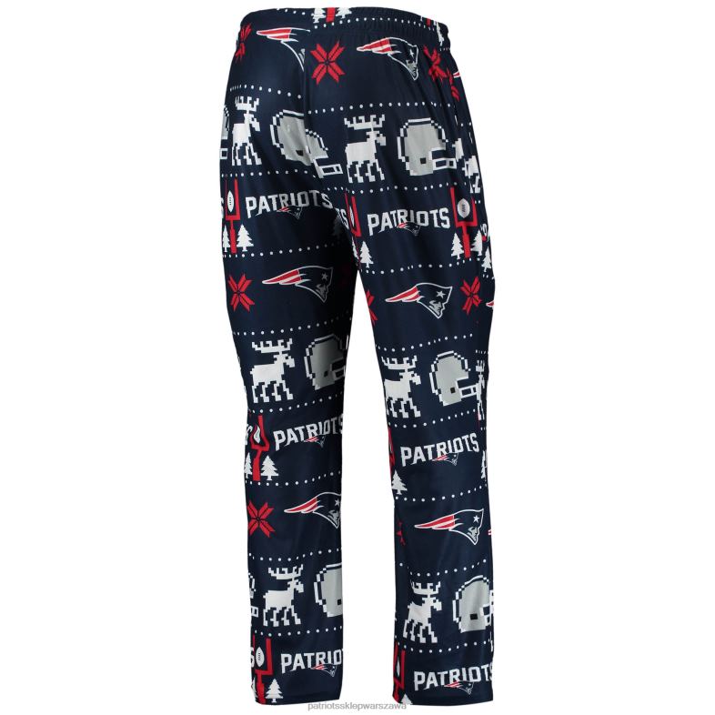 Patriots Jersey mężczyźni brzydka piżama foco w kolorze granatowym odzież 6RBB1763