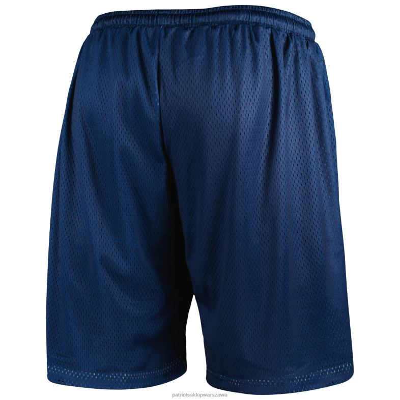 Patriots Jersey mężczyźni Foco Granatowy komplet z siateczki i szortów w bloki kolorów odzież 6RBB1709