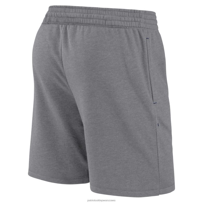 Patriots Jersey mężczyźni fanatics branded granatowo-szary melanżowy zestaw t-shirt i szorty odzież 6RBB1689