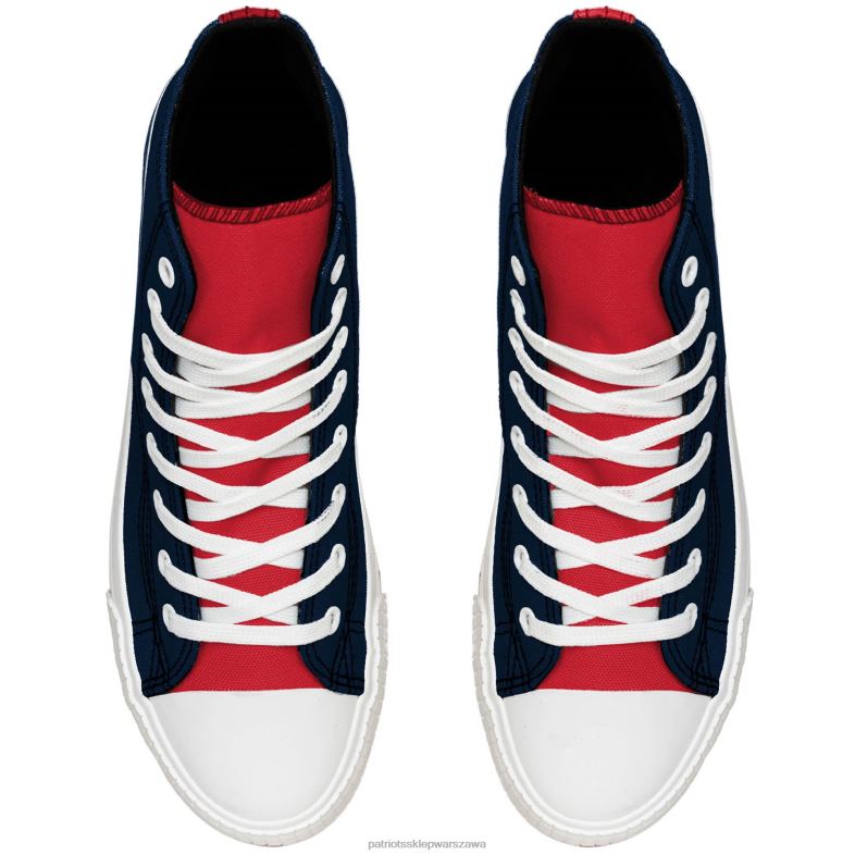 Patriots Jersey mężczyźni płócienne trampki foco z wysoką cholewką obuwie 6RBB104