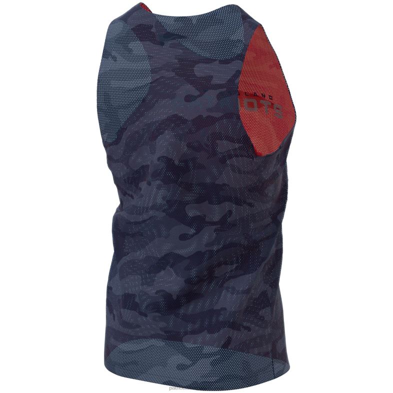 Patriots Jersey mężczyźni Foco granatowo-czerwony, dwustronny top z siateczki odzież 6RBB2068
