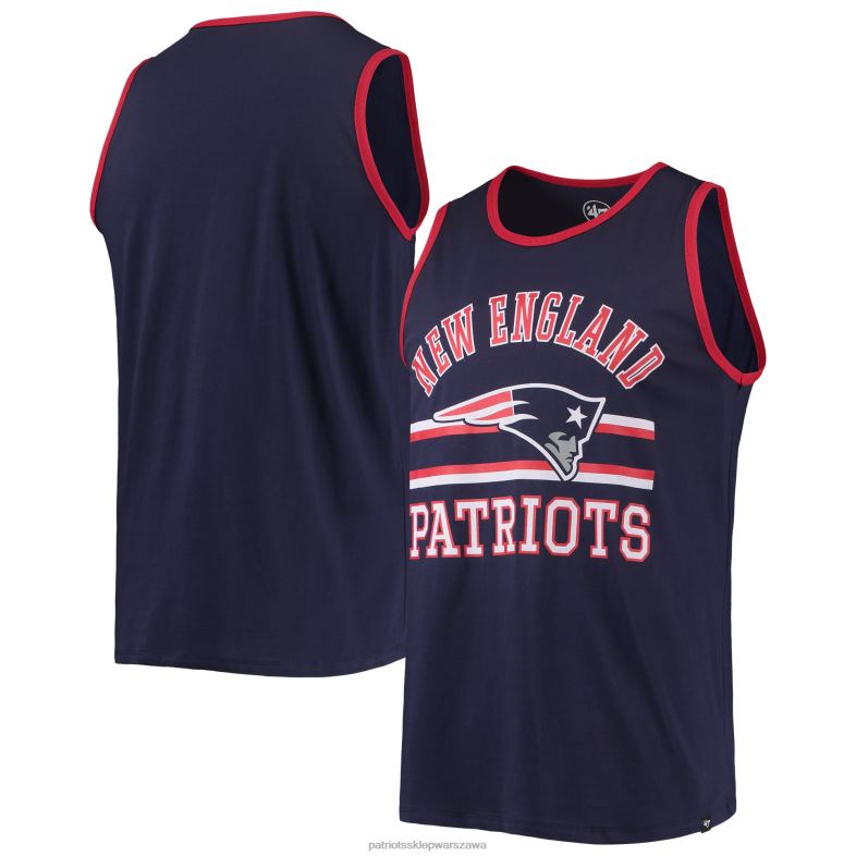Patriots Jersey mężczyźni Granatowy top 47 Super rywal odzież 6RBB1851