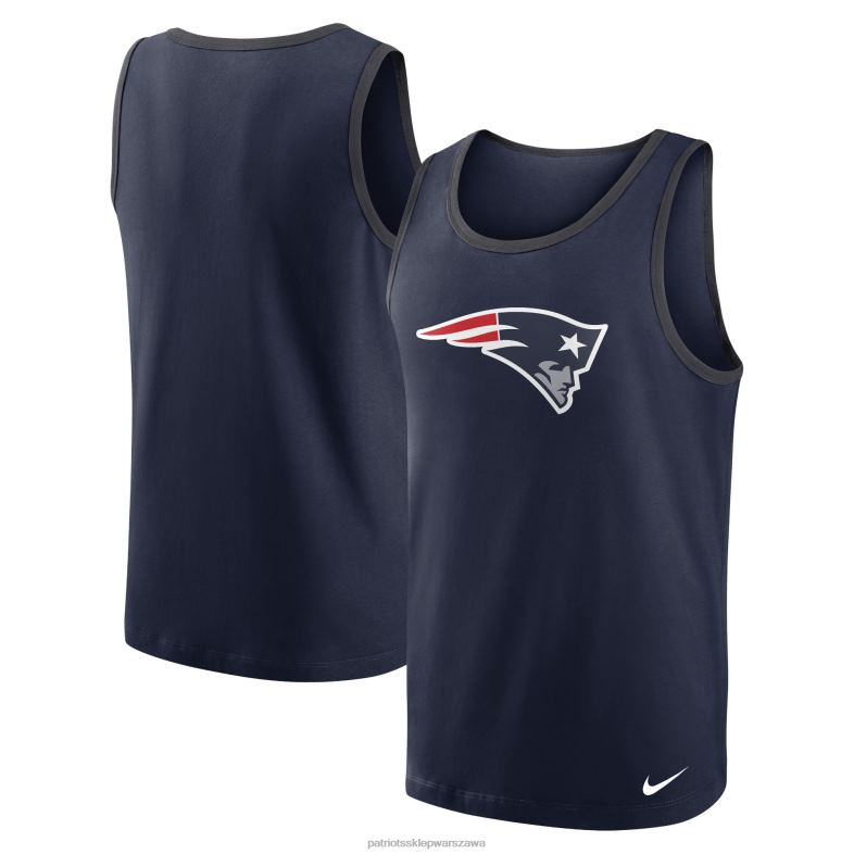 Patriots Jersey mężczyźni granatowy podkoszulek z potrójną mieszanką nike odzież 6RBB1794
