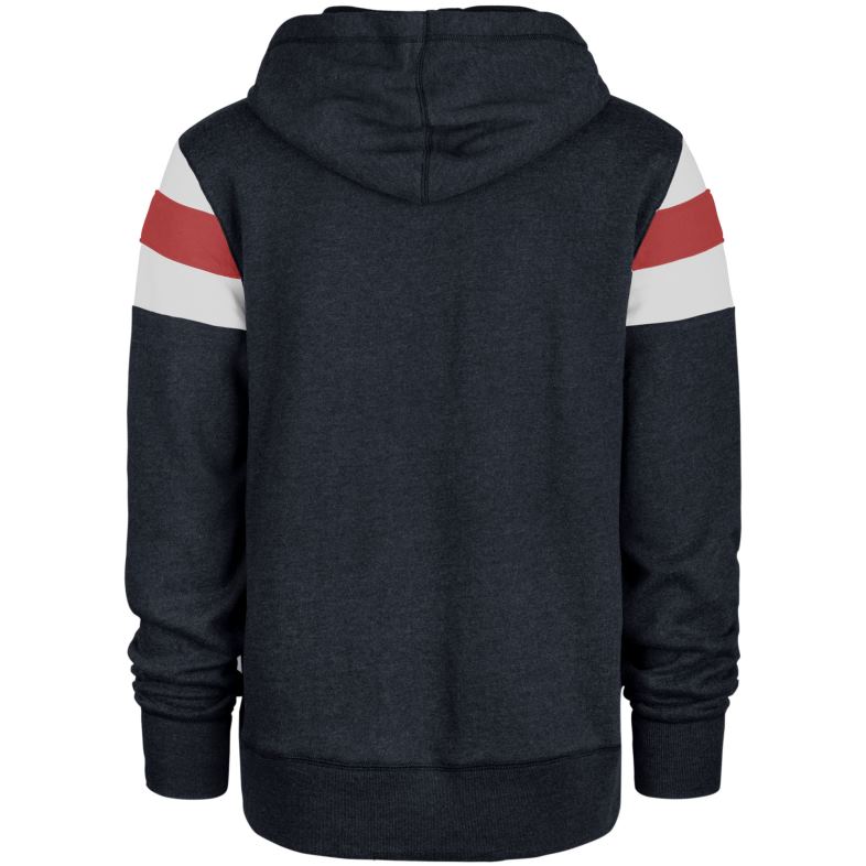 Patriots Jersey mężczyźni 47 granatowa bluza z kapturem Nico Premier odzież 6RBB605