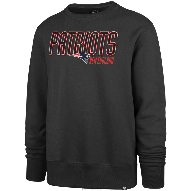 Patriots Jersey mężczyźni 47 węgiel drzewny zamknięty w nagłówkowej bluzie z kapturem odzież 6RBB558