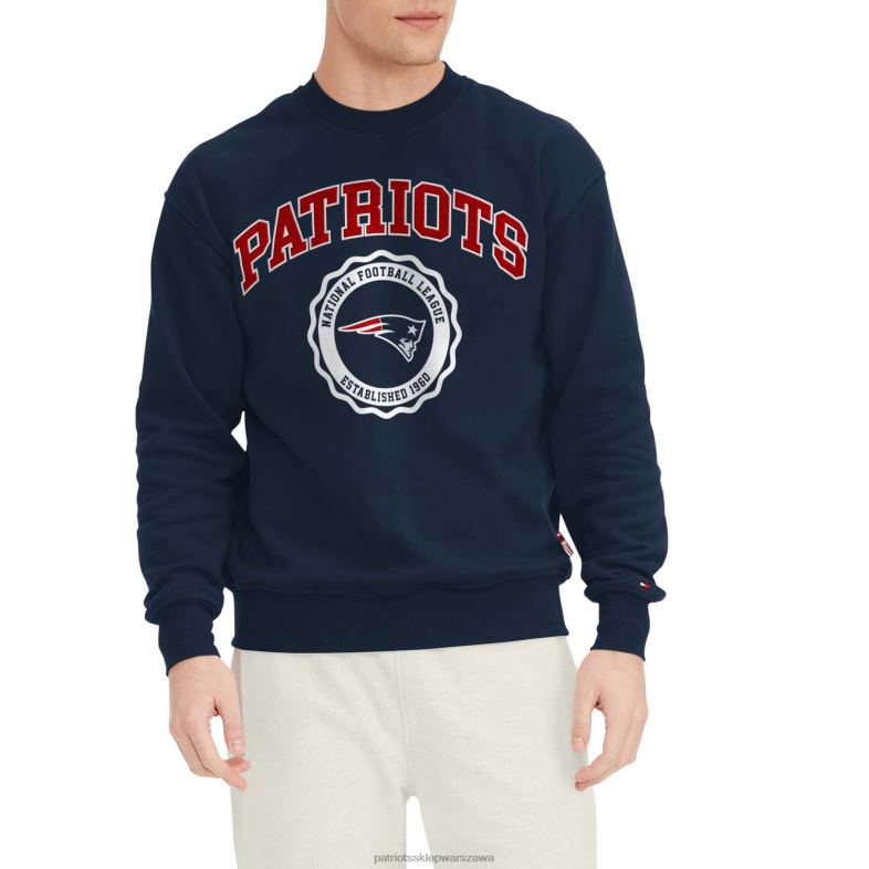 Patriots Jersey mężczyźni bluza tommy hilfiger granatowa ronald crew odzież 6RBB742