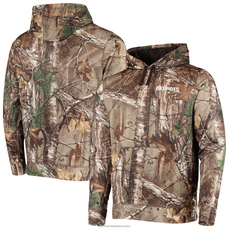 Patriots Jersey mężczyźni dunbrooke realtree camo circle champion tech polarowa bluza z kapturem odzież 6RBB721