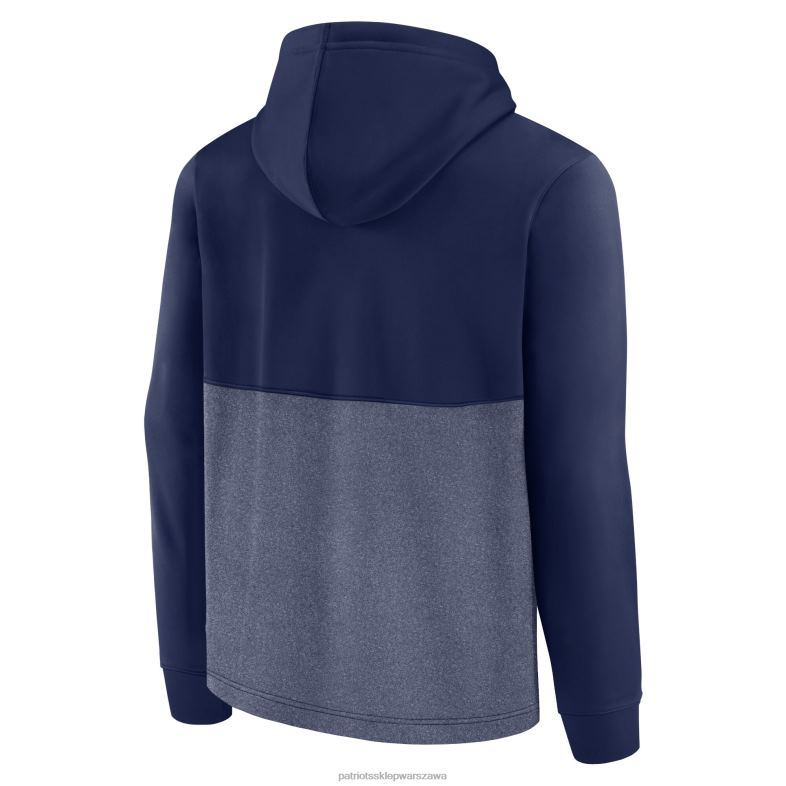 Patriots Jersey mężczyźni fanatics branded granatowa bluza z kapturem, która odniosła sukces odzież 6RBB572