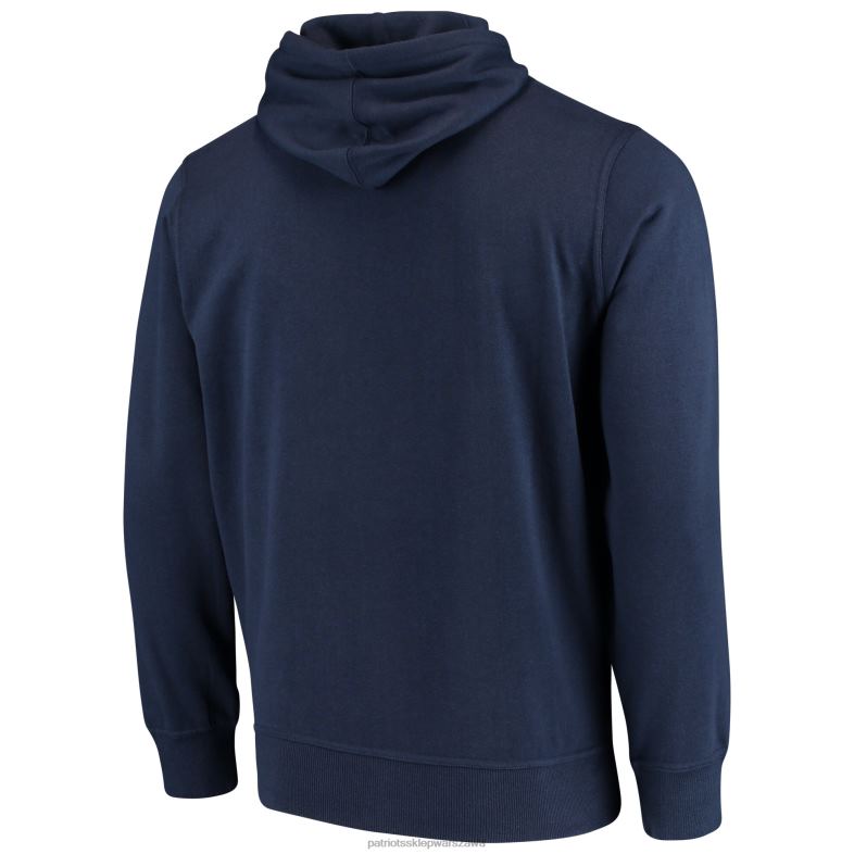 Patriots Jersey mężczyźni g-iii sports by carlbanks granatowa bluza z kapturem i suwakiem na całej długości z logo głównym odzież 6RBB702