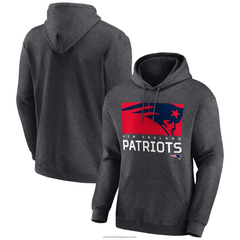 Patriots Jersey mężczyźni karbonowa bluza z kapturem Blitz odzież 6RBB476