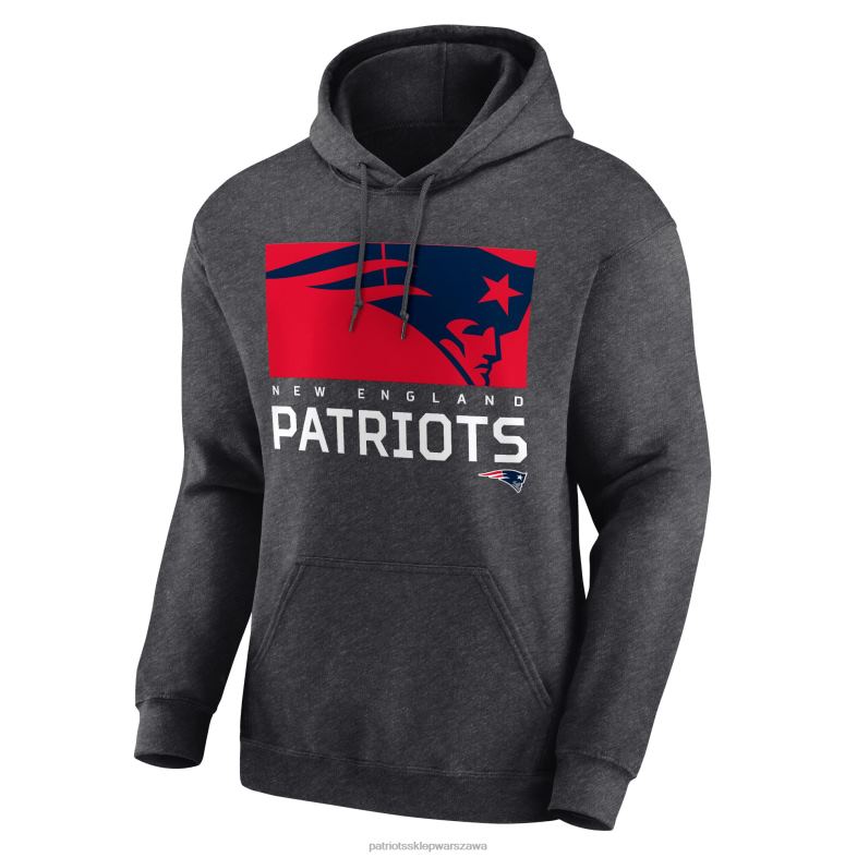 Patriots Jersey mężczyźni karbonowa bluza z kapturem Blitz odzież 6RBB476