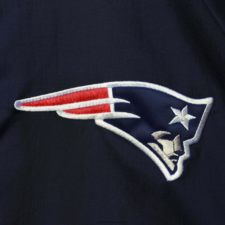 Patriots Jersey mężczyźni tommy hilfiger granatowo-czerwony raglanowy sweter z suwakiem do połowy odzież 6RBB771