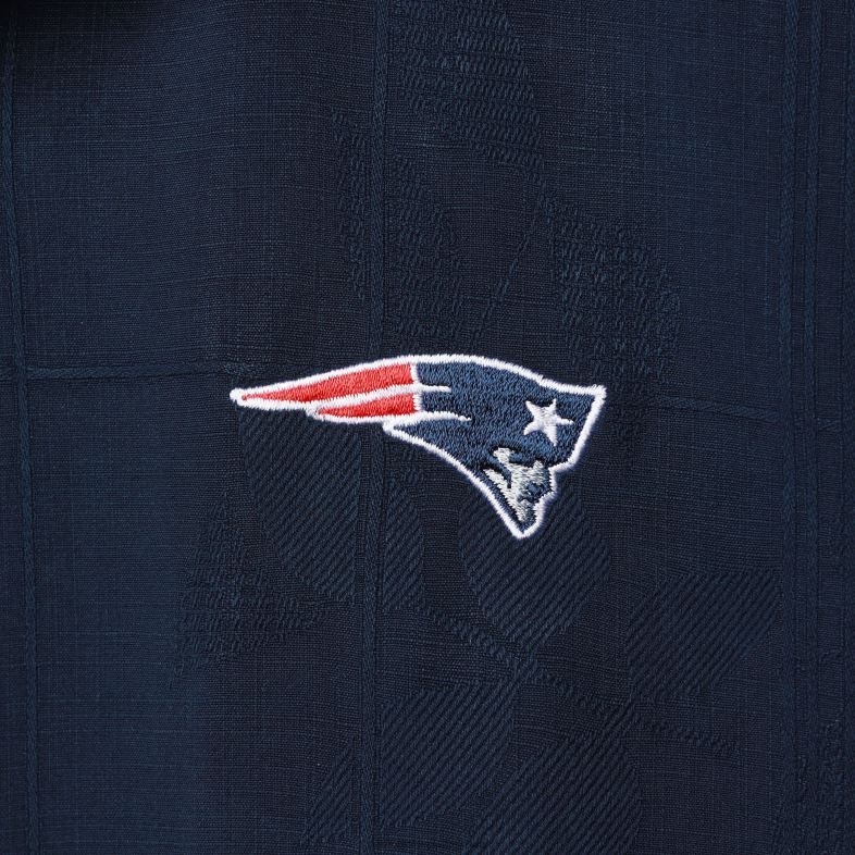 Patriots Jersey mężczyźni Zapinana na guziki koszula tommy bahama w kolorze granatowym azule oasis odzież 6RBB1637