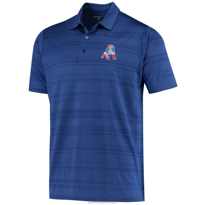 Patriots Jersey mężczyźni Antigua Royal retro kompas polo odzież 6RBB1463