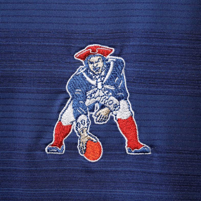 Patriots Jersey mężczyźni Antigua Royal retro kompas polo odzież 6RBB1463