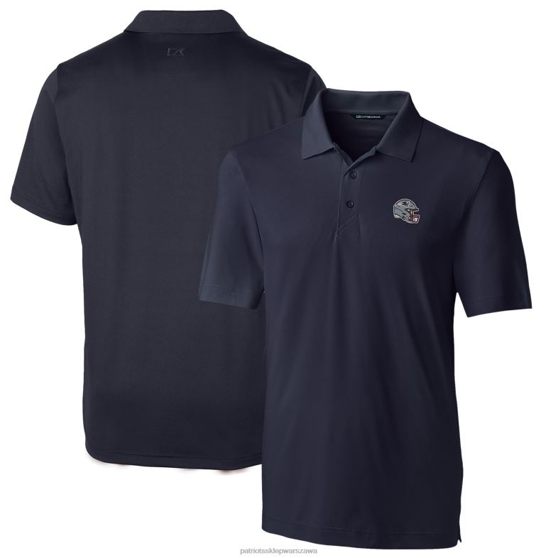 Patriots Jersey mężczyźni Cut & Buck granatowy kask forge stretch polo odzież 6RBB1306