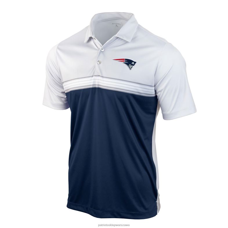 Patriots Jersey mężczyźni biało-granatowa koszulka polo antigua odzież 6RBB1361