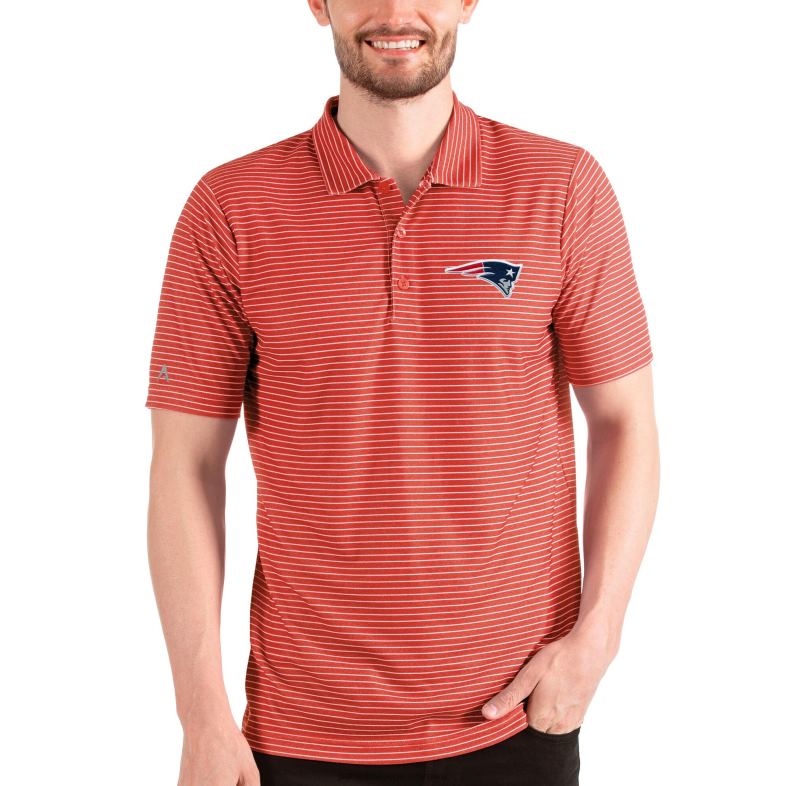 Patriots Jersey mężczyźni czerwona koszulka polo z antigui odzież 6RBB1481