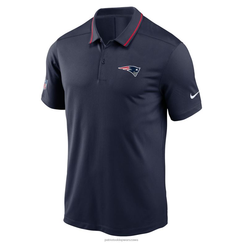 Patriots Jersey mężczyźni granatowa koszulka polo nike sideline z motywem zwycięstwa odzież 6RBB1282
