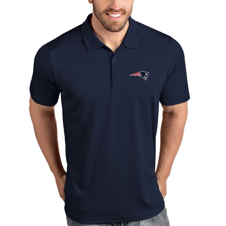 Patriots Jersey mężczyźni koszulka polo antigua w kolorze granatowym odzież 6RBB1332