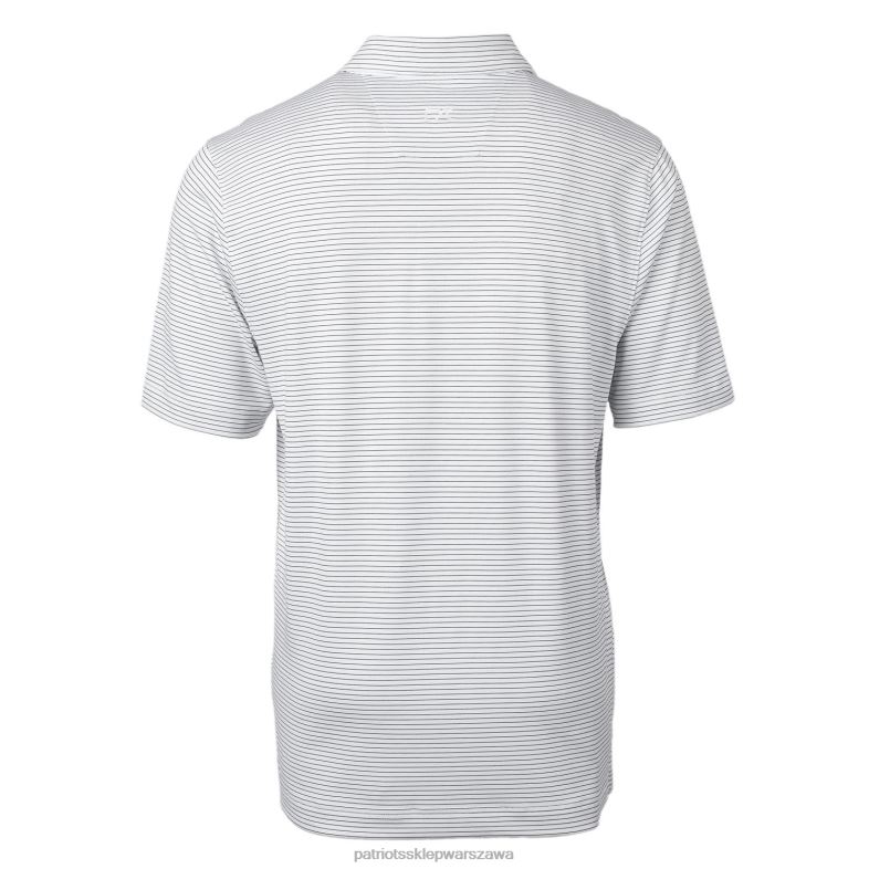 Patriots Jersey mężczyźni krajalnica i złotówka białe logo retro duża i wysoka kuta koszulka polo w ołówkowe paski odzież 6RBB1595