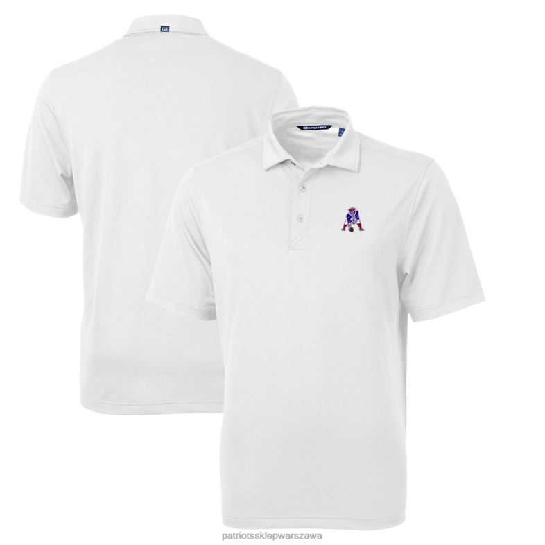 Patriots Jersey mężczyźni kuter i złotówki białe logo typu „cnota” eko pika z recyklingu duże i wysokie polo odzież 6RBB1540