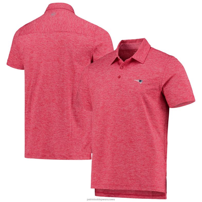Patriots Jersey mężczyźni winnice winorośle czerwony destin stripe sankaty polo odzież 6RBB1520
