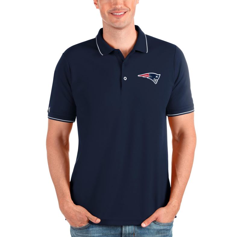Patriots Jersey mężczyźni zamożna koszulka polo marynarki wojennej Antigui odzież 6RBB1299