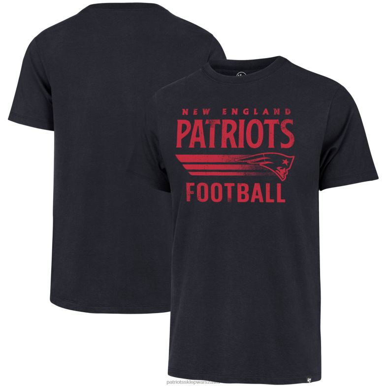 Patriots Jersey mężczyźni 47 granatowy t-shirt z napisem rider franklin odzież 6RBB1994