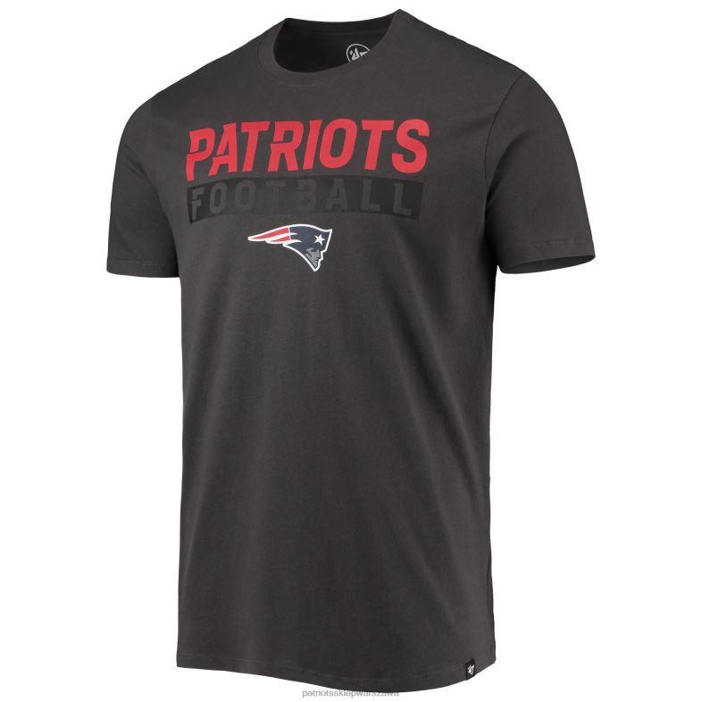 Patriots Jersey mężczyźni 47 węgiel drzewny T-shirt super rywal z ciemnych ops odzież 6RBB1890