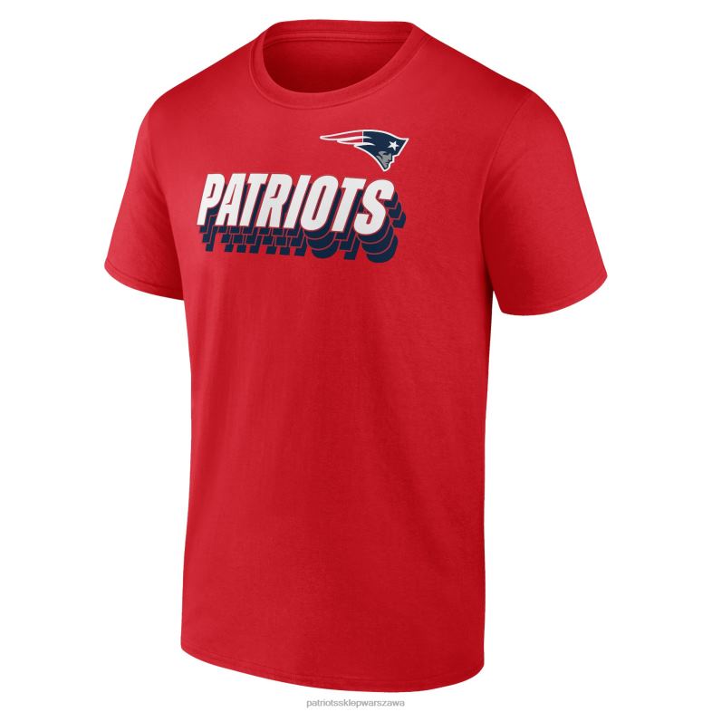 Patriots Jersey mężczyźni Fanatics markowa czerwona koszulka Strike Back odzież 6RBB1791