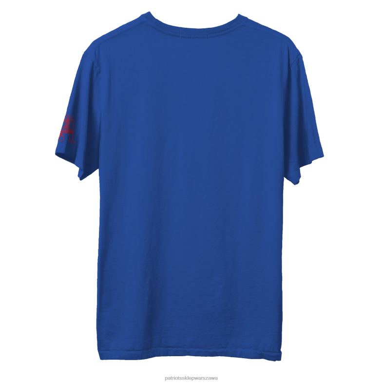 Patriots Jersey mężczyźni Koszulka Royal Marvel z fast foodami odzież 6RBB1953