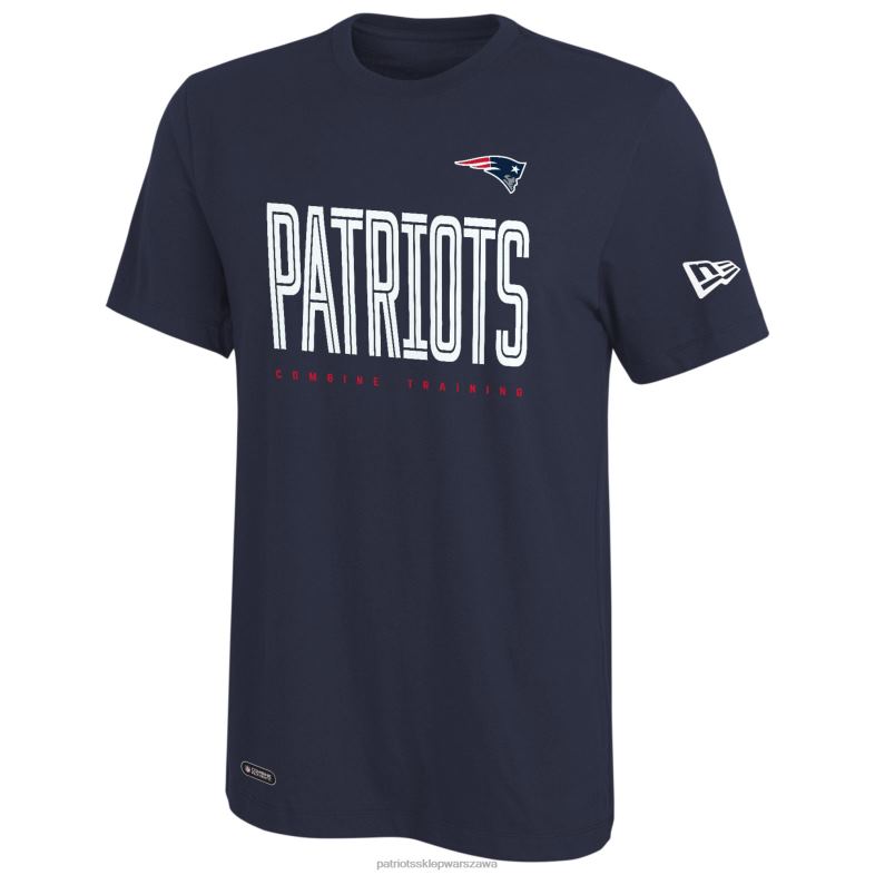 Patriots Jersey mężczyźni T-shirt New Era Navy łączy autentyczny trening odzież 6RBB1970