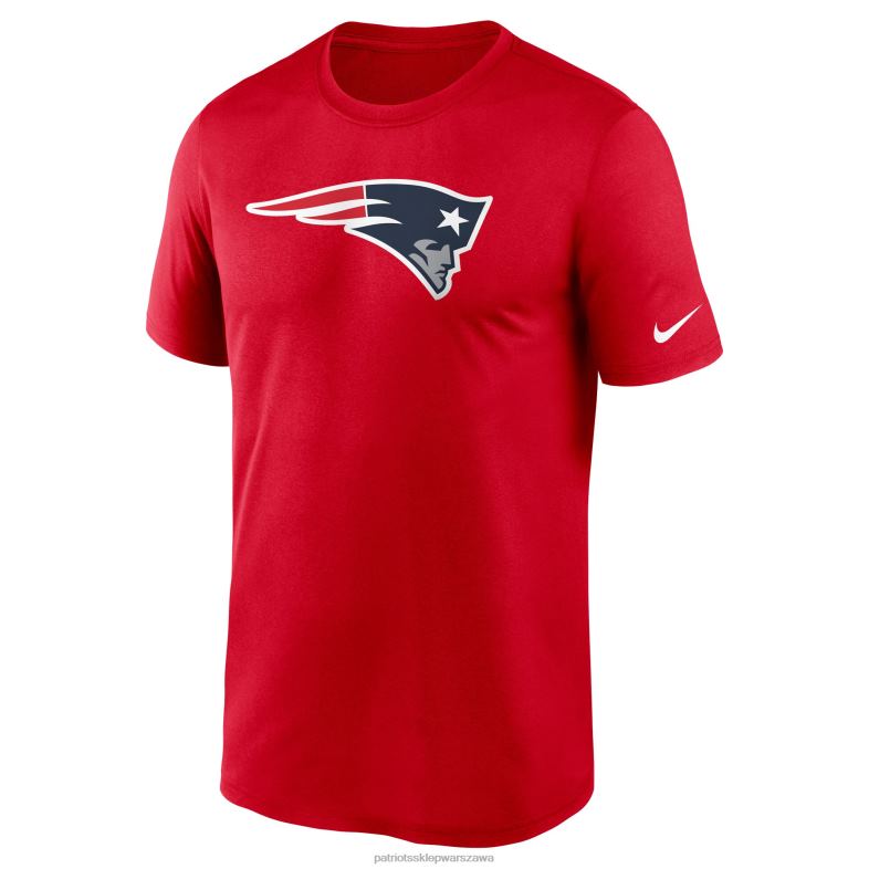 Patriots Jersey mężczyźni T-shirt Nike Essential Legend Performance z czerwonym logo odzież 6RBB1938