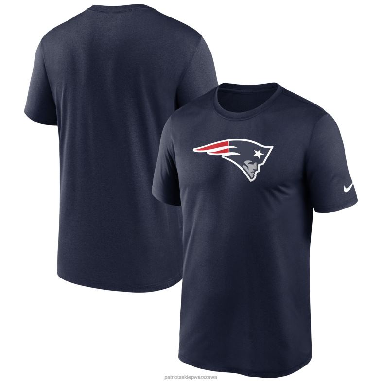 Patriots Jersey mężczyźni T-shirt Nike z logo legendy w kolorze granatowym odzież 6RBB1808