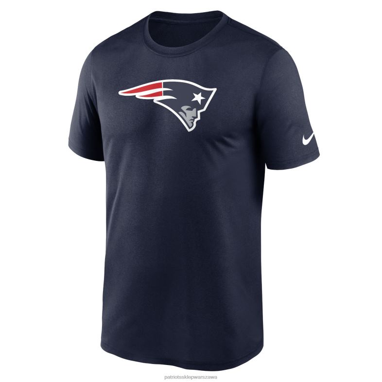Patriots Jersey mężczyźni T-shirt Nike z logo legendy w kolorze granatowym odzież 6RBB1808