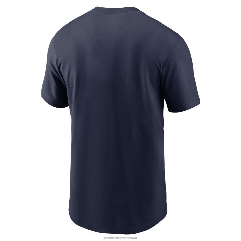 Patriots Jersey mężczyźni T-shirt sportowy Nike Navy Team odzież 6RBB1897