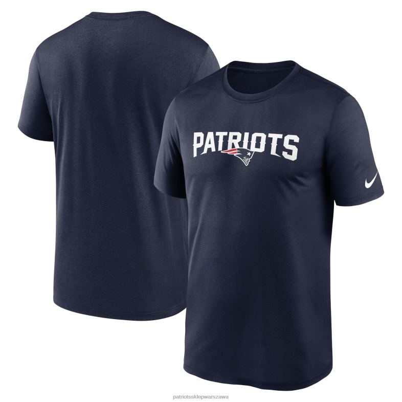 Patriots Jersey mężczyźni T-shirt z napisem Nike Navy Legend odzież 6RBB1785